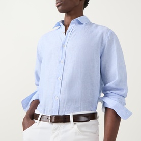 Single Cuff Casual Linen Shirt