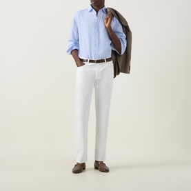 Single Cuff Casual Linen Shirt