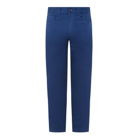 Micro Twill Slim-Leg Trousers