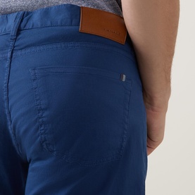 Micro Twill Slim-Leg Trousers
