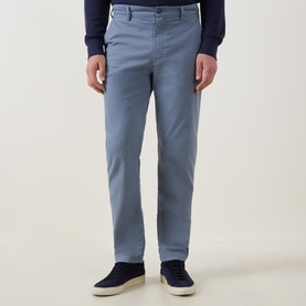 Twill Slim Leg Casual Chinos