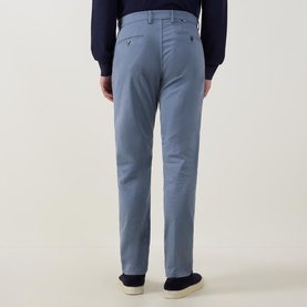 Twill Slim Leg Casual Chinos