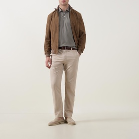 Twill Slim Leg Casual Chinos