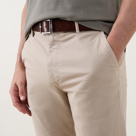 Twill Slim Leg Casual Chinos