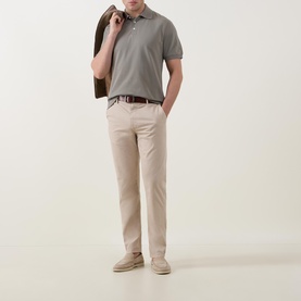 Twill Slim Leg Casual Chinos