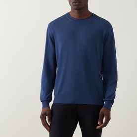 Contrast Trim Knitted Sweater
