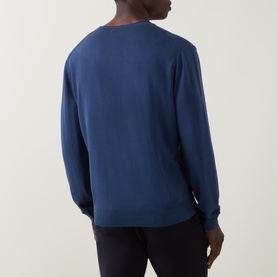 Contrast Trim Knitted Sweater