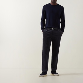 Contrast Trim Knitted Sweater