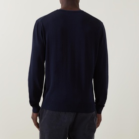 Contrast Trim Knitted Sweater