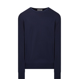 Contrast Trim Knitted Sweater