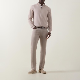 Half-Zip Knitted Sweater