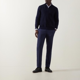 Half-Zip Knitted Sweater