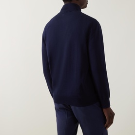 Half-Zip Knitted Sweater