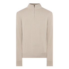 Half-Zip Knitted Sweater
