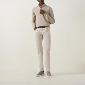 Half-Zip Knitted Sweater