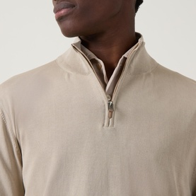 Half-Zip Knitted Sweater