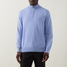 Half-Zip Knitted Sweater