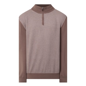 Half-Zip Knitted Sweater
