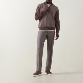 Half-Zip Knitted Sweater