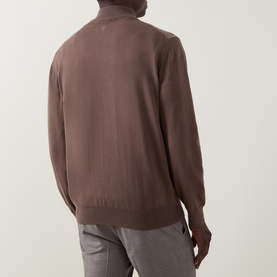 Half-Zip Knitted Sweater