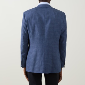 D6 Textured Single-Breasted Blazer