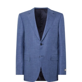 D6 Textured Single-Breasted Blazer