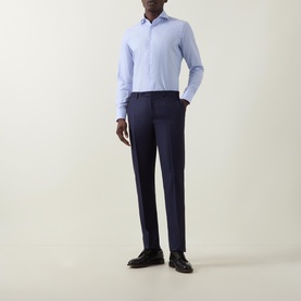 Gingham Single Cuff Formal Shirt