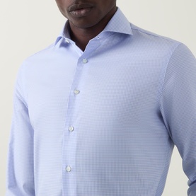 Gingham Single Cuff Formal Shirt