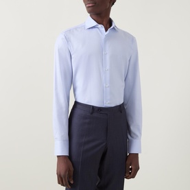 Geometric Textured Single Cuff Shirt