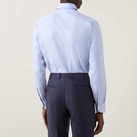 Geometric Textured Single Cuff Shirt