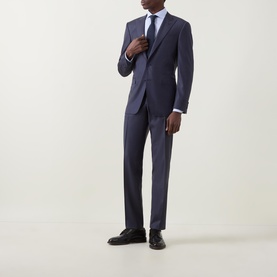 Geometric Textured Single Cuff Shirt