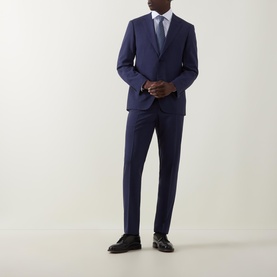 D6 Solid Wool Two-Piece Suit