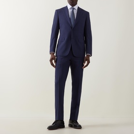 D6 Solid Wool Two-Piece Suit