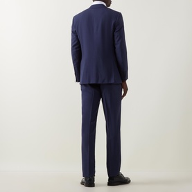 D6 Solid Wool Two-Piece Suit