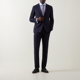 Textured Check Two-Piece Suit