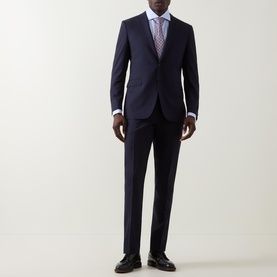 Textured Check Two-Piece Suit