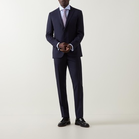 Textured Check Two-Piece Suit