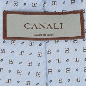 Geometric Floral Silk Tie
