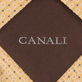 Square Print Silk Tie