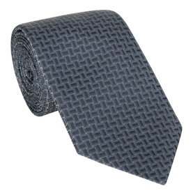 Geometric Weave Silk Tie
