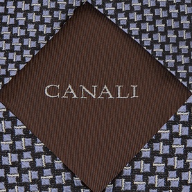Geometric Woven Silk Tie