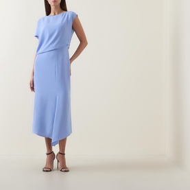 Ania Draped Asymmetric Dress
