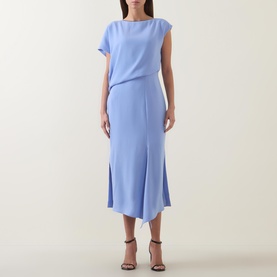 Ania Draped Asymmetric Dress