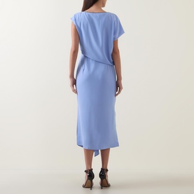 Ania Draped Asymmetric Dress