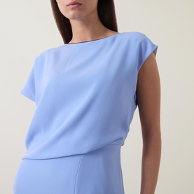 Ania Draped Asymmetric Dress