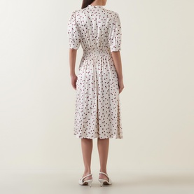 Dove Polka Dot Dress