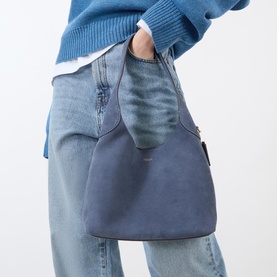 Brooklyn 28 Suede Shoulder Bag