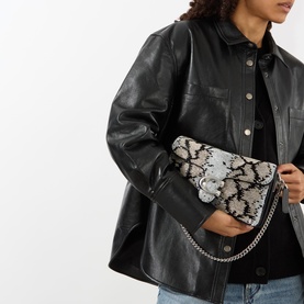 Tabby 26 Snake Beaded Shoulder Bag