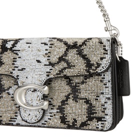Tabby 26 Snake Beaded Shoulder Bag