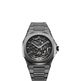 Gun Metal Skeleton Watch 41.5mm